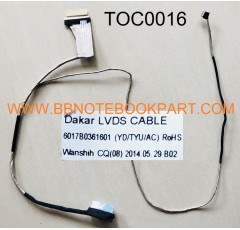 TOSHIBA LCD Cable สายแพรจอ Satellite C850 C850D C855 C855D L855  6017B0361601